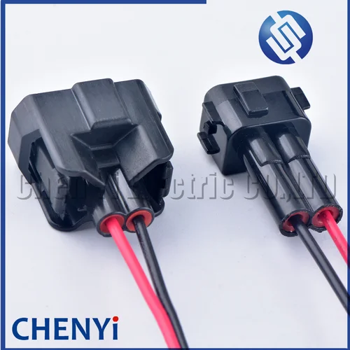 Imagen 2 del producto Boquilla de enchufe de inyector de combustible NH1, conector impermeable automático de 2 pines 1121700222 AB001 6189-0553 para Honda Accord Odyssey CRV Feidu Civic
