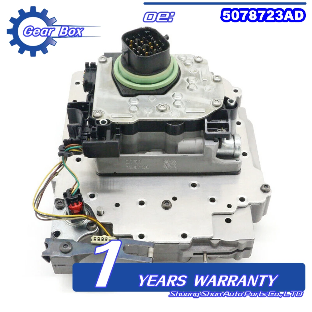 62TE U262835A 5078723AD 20600109AB TRANSMISSION VALVE BODY with SOLENOID PACK FOR CHRYSLER VOYAGER DODGE VW ROUTAN