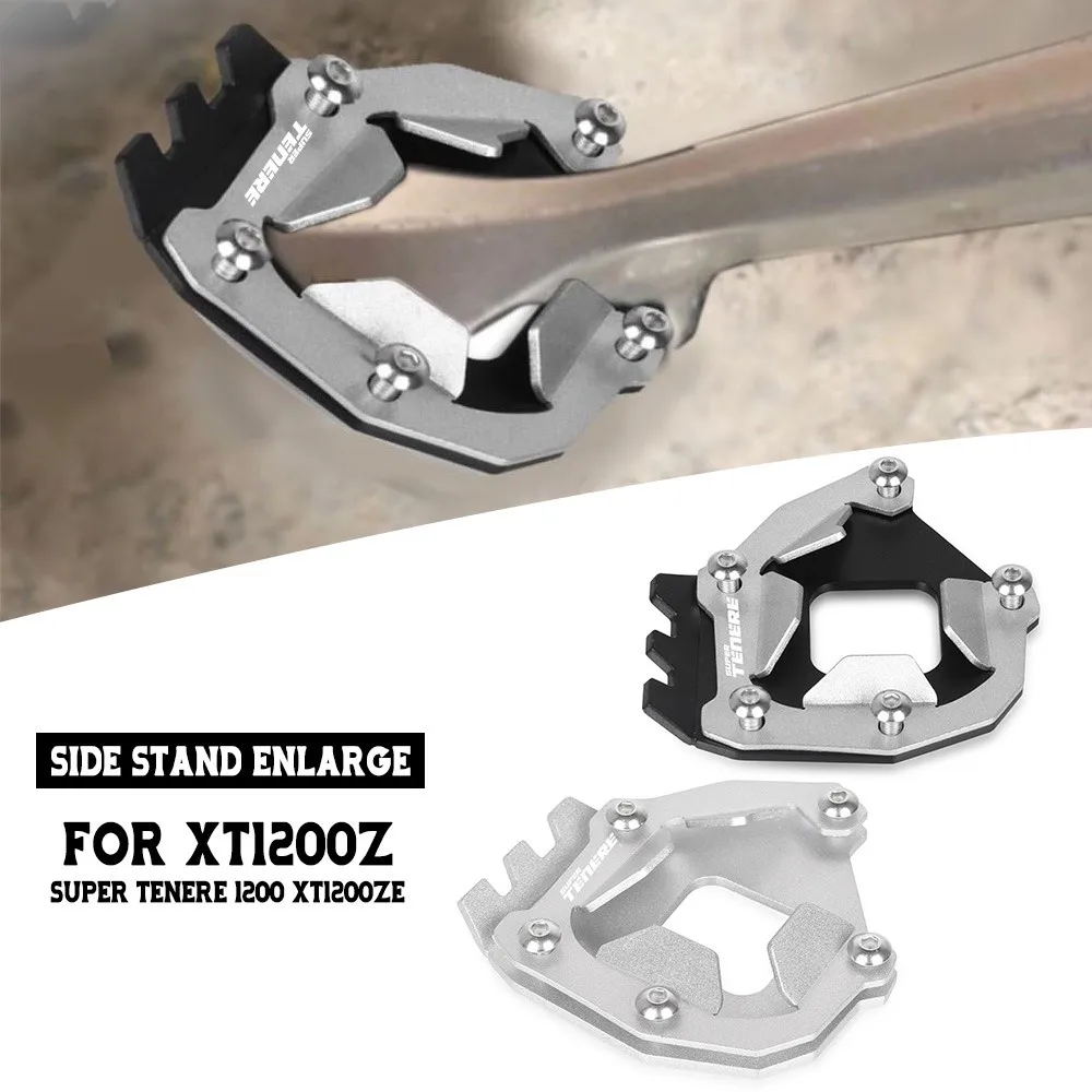 

For Yamaha XT1200Z 1200 Super Tenere 1200 XT1200ZE Motorcycle Kickstand Extension Foot Side Stand Enlarger Plate Pad XT 1200 Z