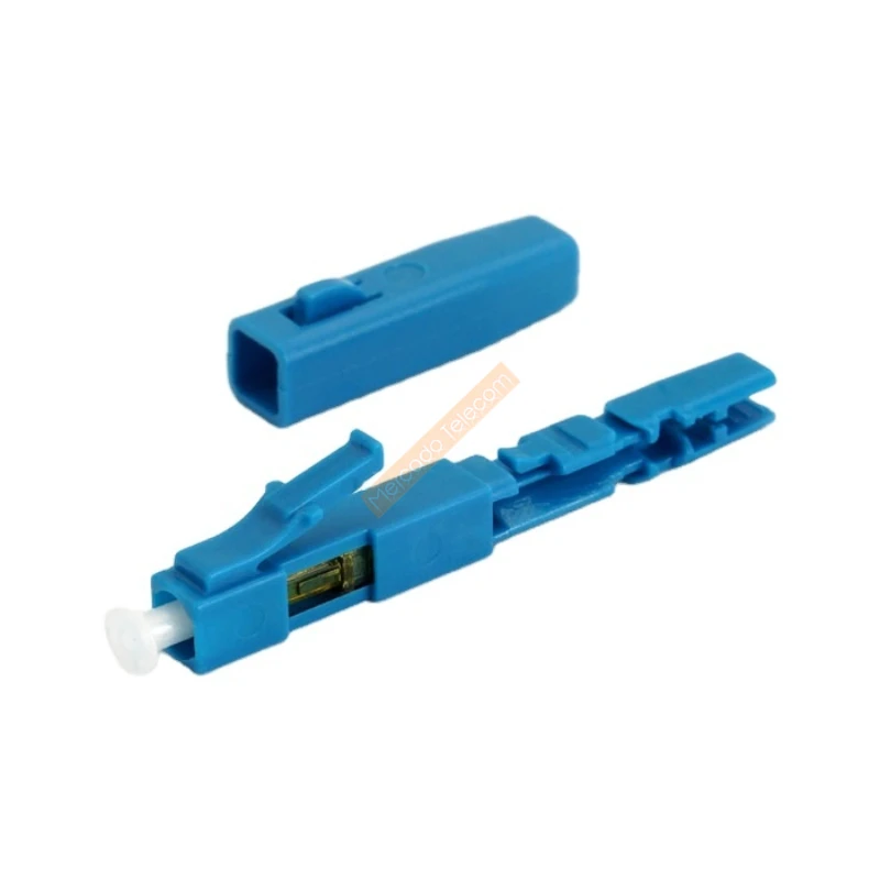 10PCS LC UPC Fast Connector SM fiber optic quick connector LC Embedded type Adapter for Fiber Network 2.0*3.0mm Drop Cable