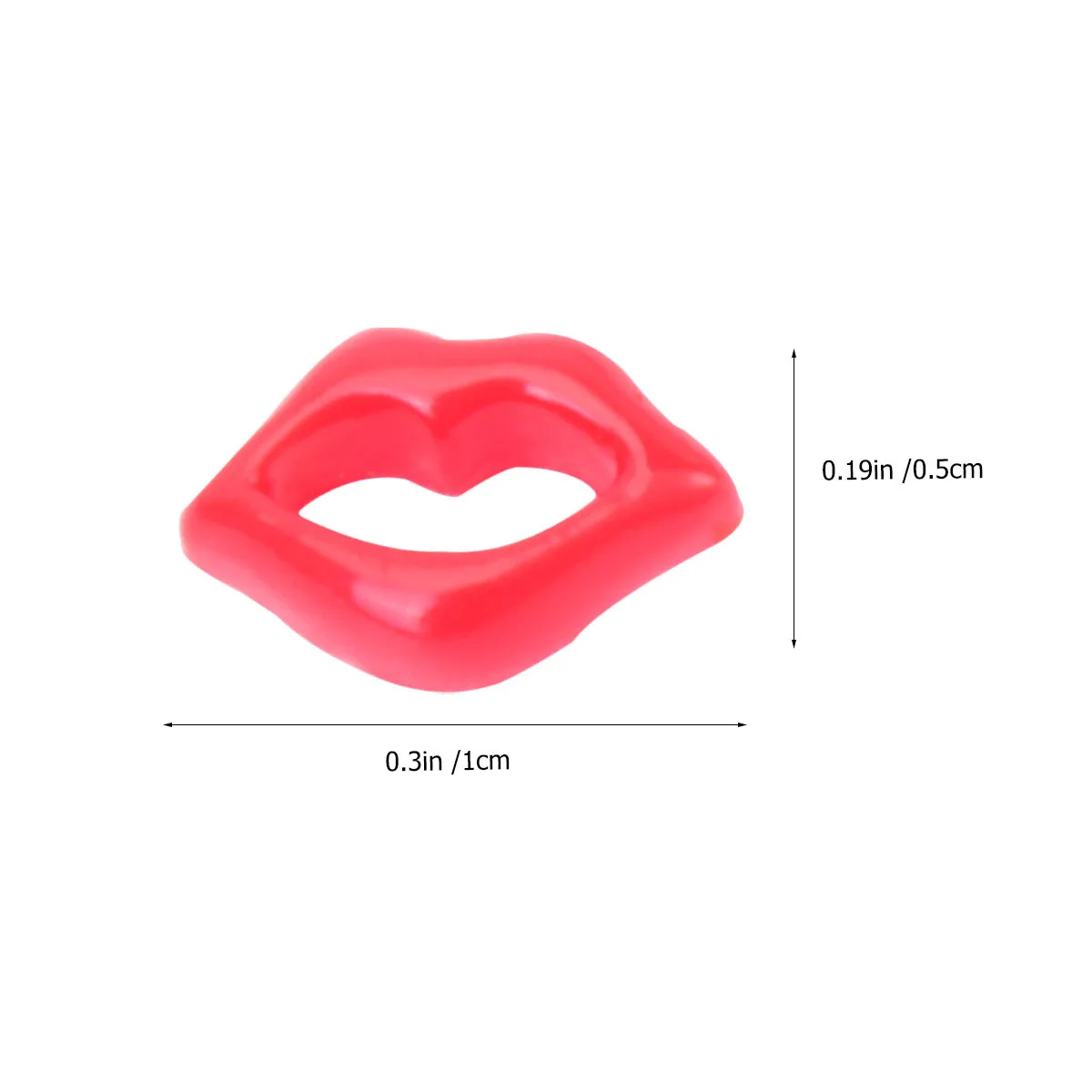 สติกเกอร์ตกแต่งเคสมือถือรูปปากสีแดง 100 ชิ้น งานเรซิ่น DIY สำหรับตกแต่งโทรศัพท์มือถือ กระเป๋า รองเท้า ของตกแต่งที่ไม่เหมือนใคร