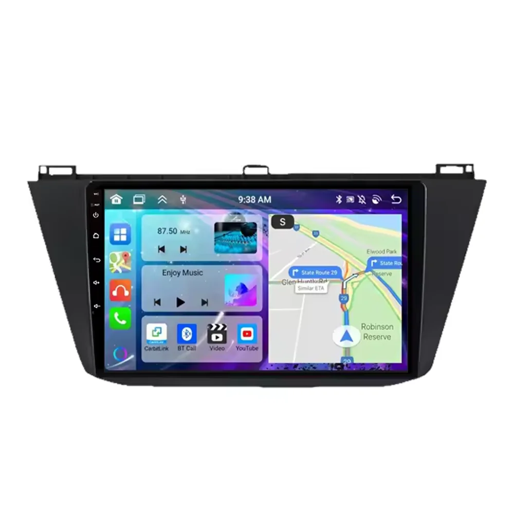 Android 15 Carplay Auto Radio Voor Volkswagen Tiguan 2 Mk 2016 2017 2018 2019 Multimedia Video Player Navigatie GPS stereo - afbeelding 2