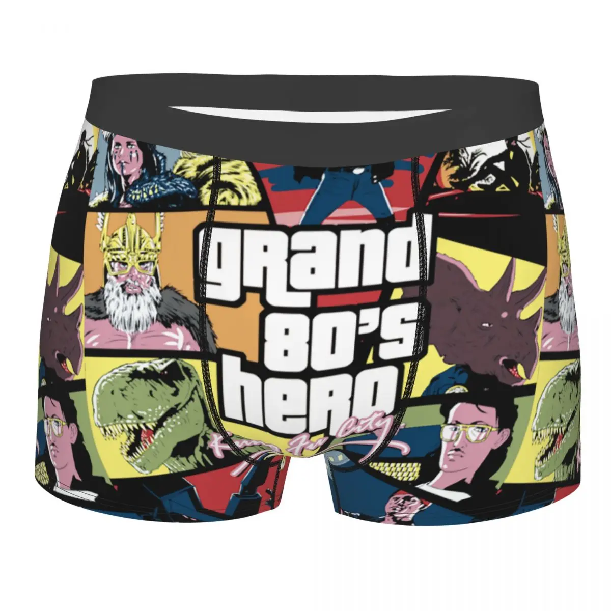 Dragon Ball 80's Hero Men Underwear Boxer Shorts Panties Humor Breathable Underpants for Homme