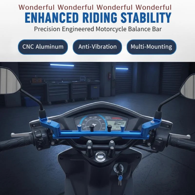 Easy Adjust Universal Motorcycle Cross Balance Bar Extension Bracket Multi Angle Fit for Motorbike Handlebar Extension Use