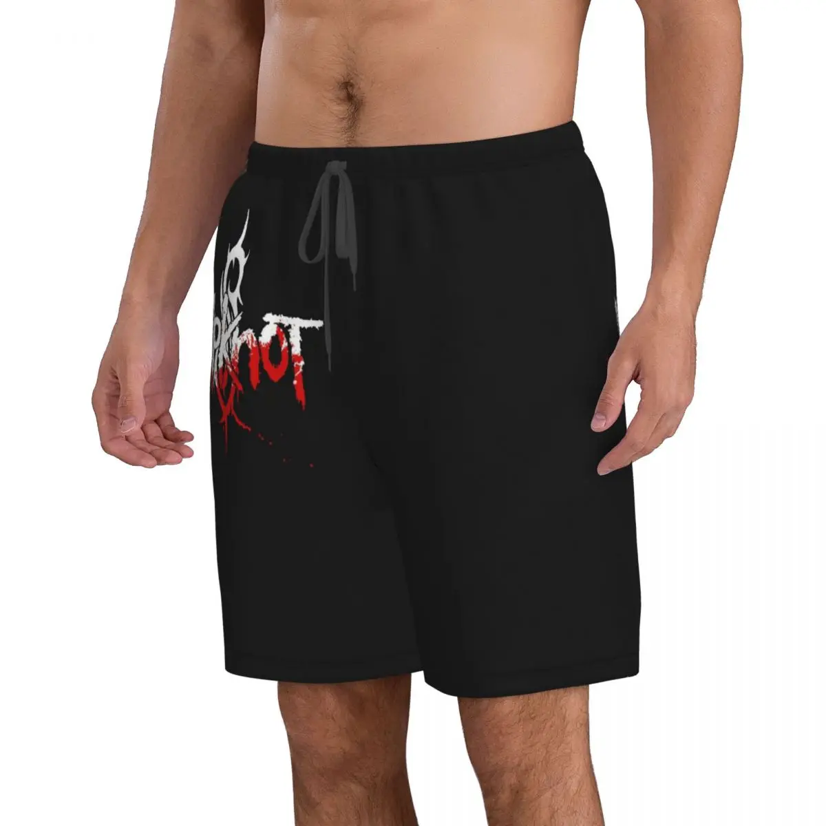 Heavy Metal Mannen Strand Shorts Fitness Sneldrogende Badpak Grappige Straat Fun 3D Shorts