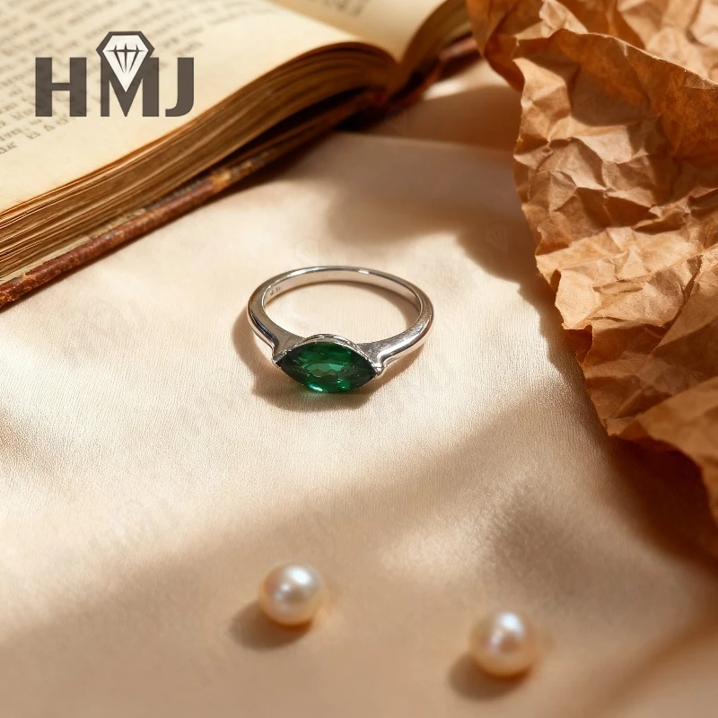 

Lab Grown Padparacha/Sapphire/Ruby Marquise Cut Ring Elegant Gemstone Jewelry for Women, Ideal Gift for Christmas and Easter