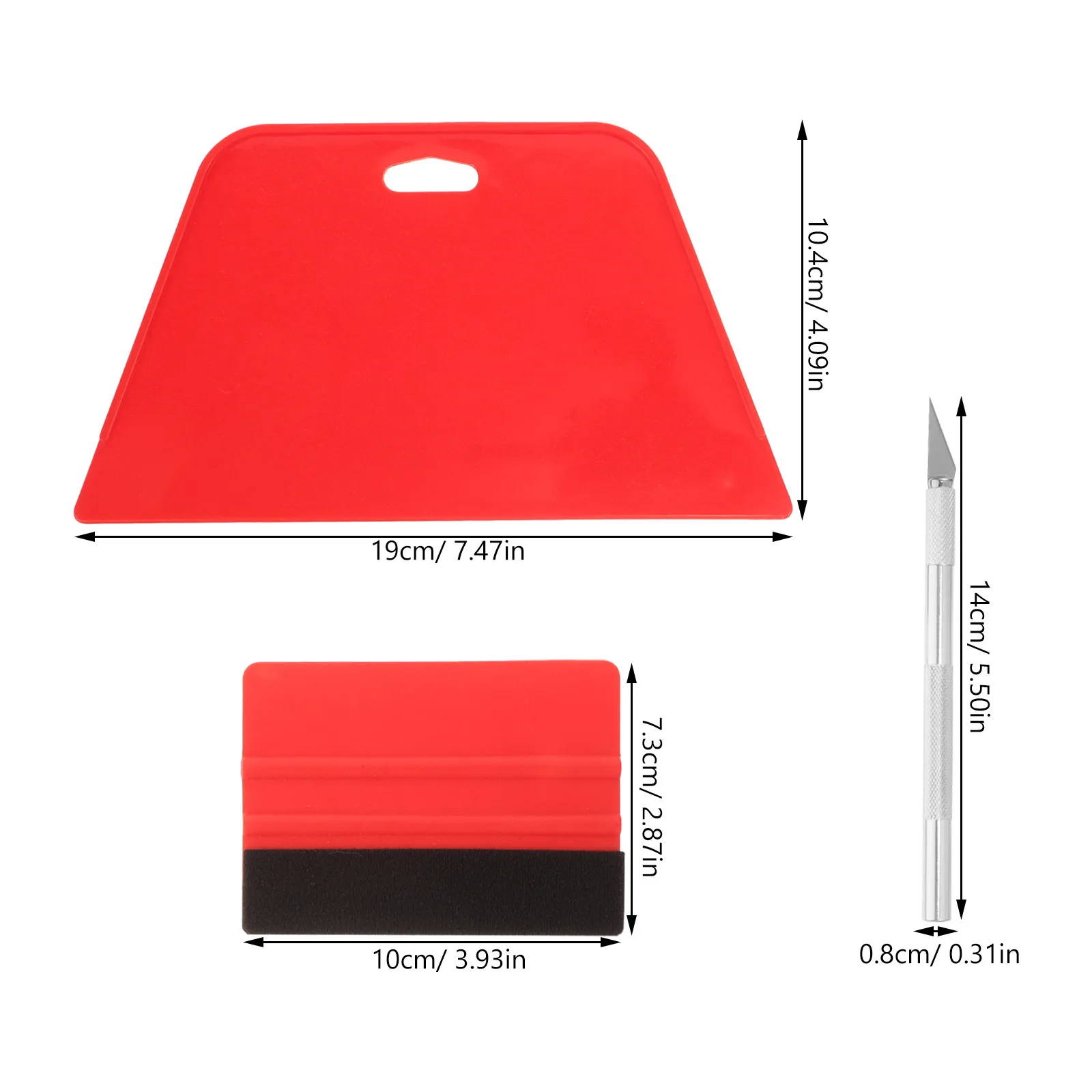 1Set Wallpaper Application Tools Wall Paper Squeegee Wallpaper Scraper for Smooth Peel and Stick Wall Covering Car Film