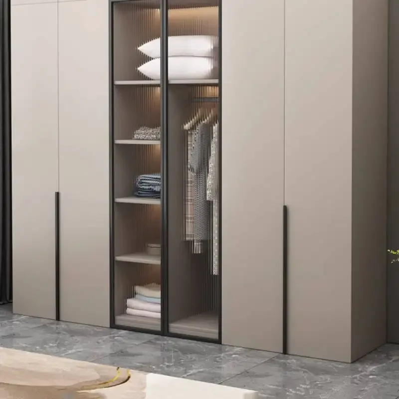 Railings Small Wardrobes Closet Wooden Style Items Tall Adult Wardrobes Cute Drawers White Guarda Roupas Furniture For Home