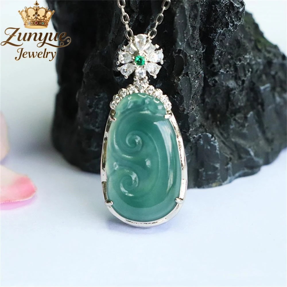 

Natural Myanmar Cargo Jadeite Great Saint Pendant Luxury Quality Jewelry Fashion Jewelry Exquisite Elegant Charms Popular Gift