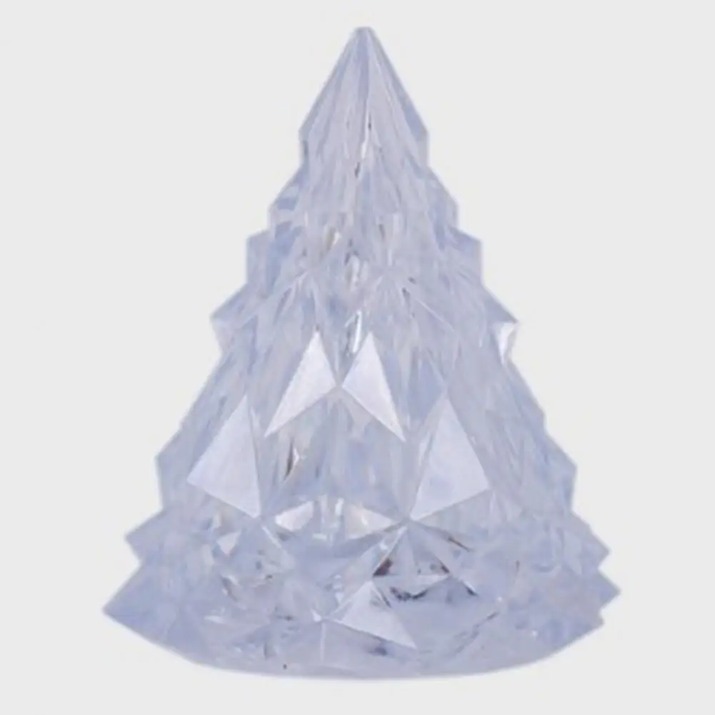 Warm Light Eco-friendly -shaped Acrylic Night Light Statue for Bedside Room Decor Led Table Lamp Christmas Gift for Women Unique