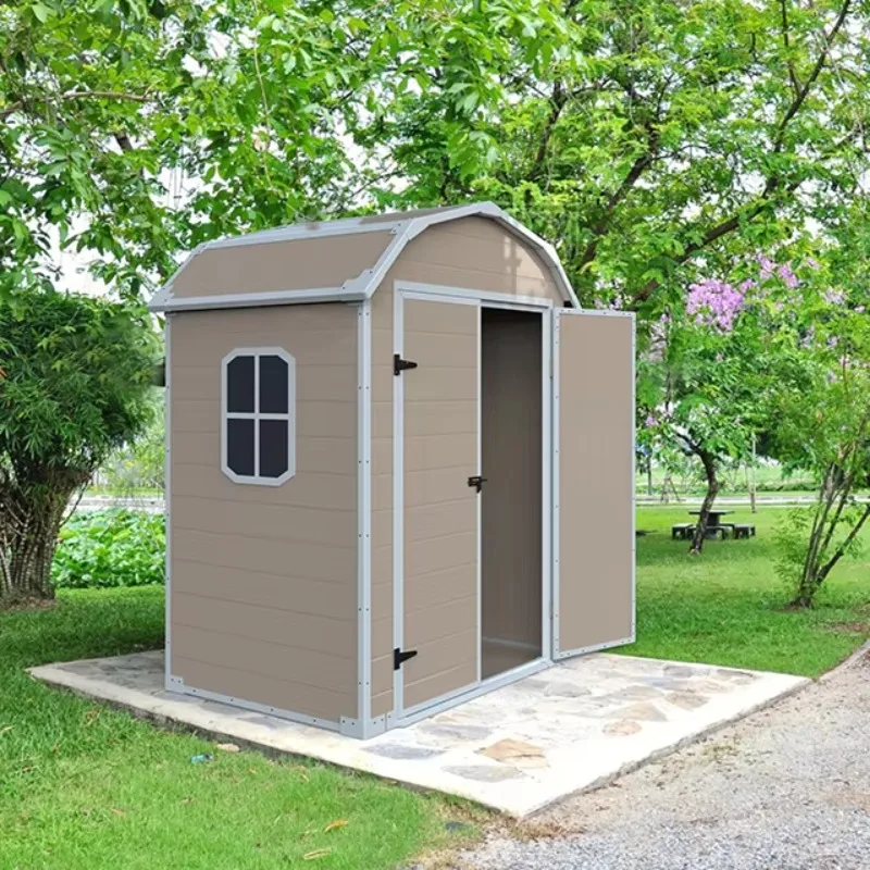 

Roof plastic storage shed wholesale high quality outdoor waterproof garden storage shed plastic