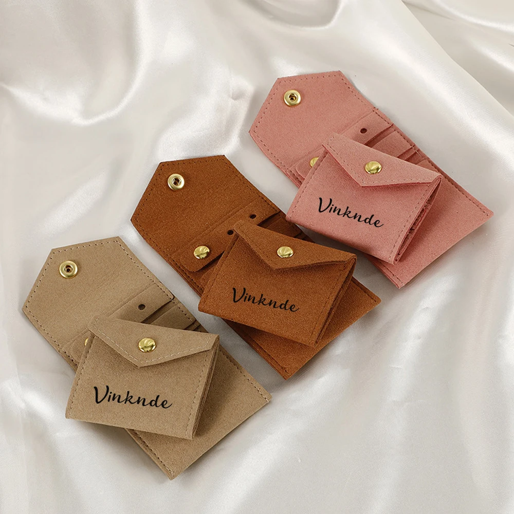 

Дорожные мешочки для украшений из микрофибры с индивидуальным логотипом, маленькие роскошные органайзеры для ювелирных изделий, рулонные чехлы для серег, колец, ожерелий, лучший подарок для девушки