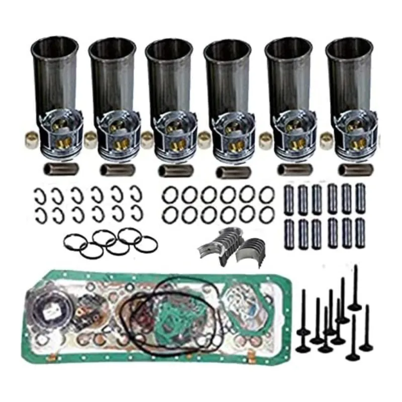 New 6D102 S6D102E-1 S6D102 Overhaul Rebuild Kit for Komatsu 5.9L 12V Engine Forklift