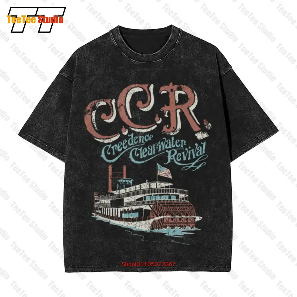Creedence Clearwater Revival Riverboat Vintage Oversized T-Shirt WORN