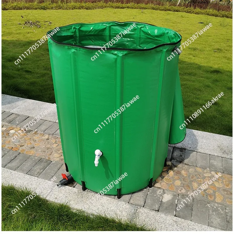 Folding bucket Outdoor bath bucket Household water storage bucket Garden PVC folding rainwater collection