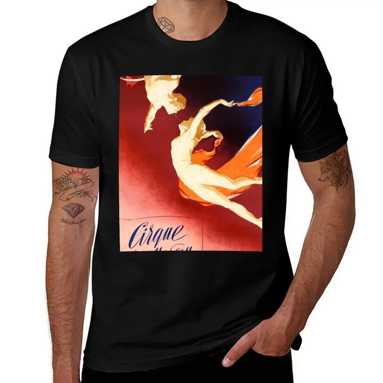

Moscow Circus Vintage Poster T-Shirt t shirt for man man t shirt heavy cotton