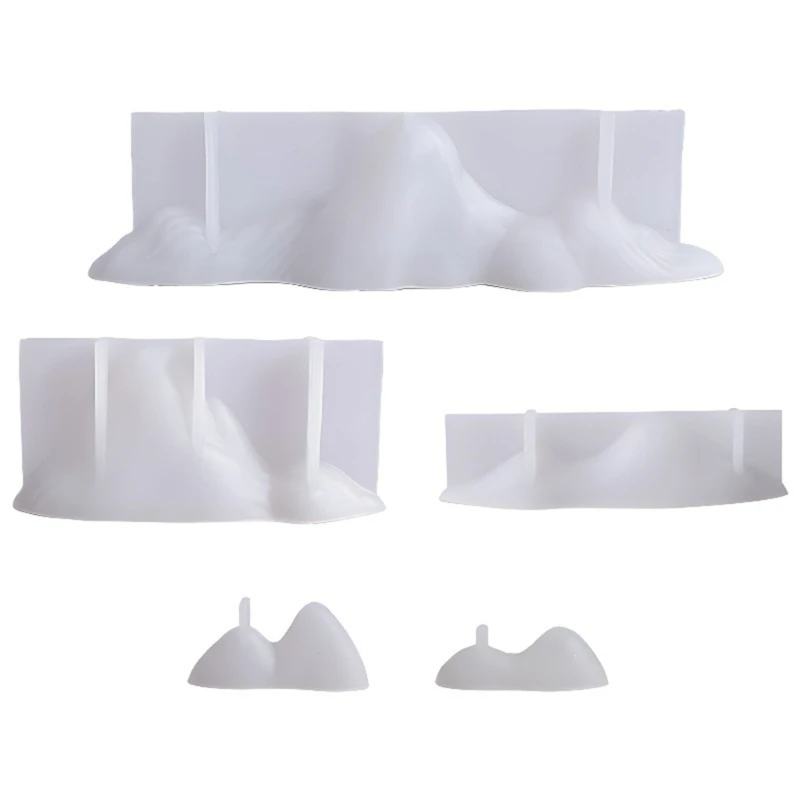 Silicone Mountain Molds Make Your Own Ice Chocolate or Soybean Wax Candles