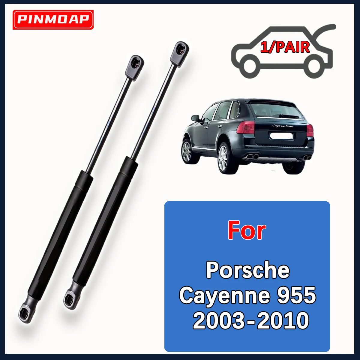 

Автомобильные газовые стойки, пружина для Porsche Cayenne 955 2003-2010, стекло багажника OE SG406035, поддерживающий стержень давления воздуха, красочный стиль