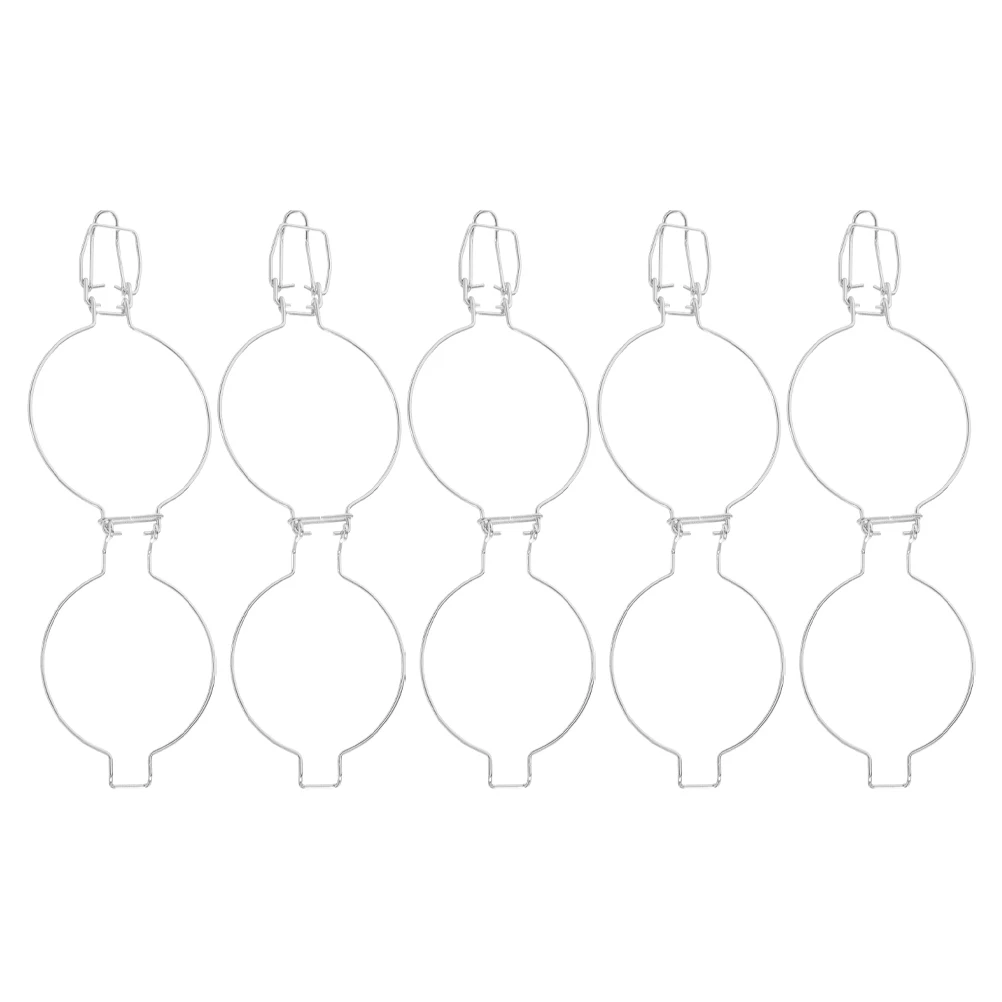 

5pcs Sealing Can Buckles Wire Handle Sealing Canning Clips Airtight Jar Wire Locking Fasteners For Wide Mouth Glass Food Storage