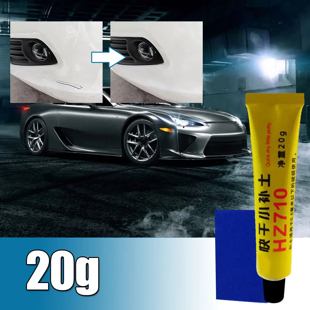 Masilla para carrocería de coche, herramienta de reparación Universal para relleno de arañazos, pluma de pintura, asistente, accesorios para coche,