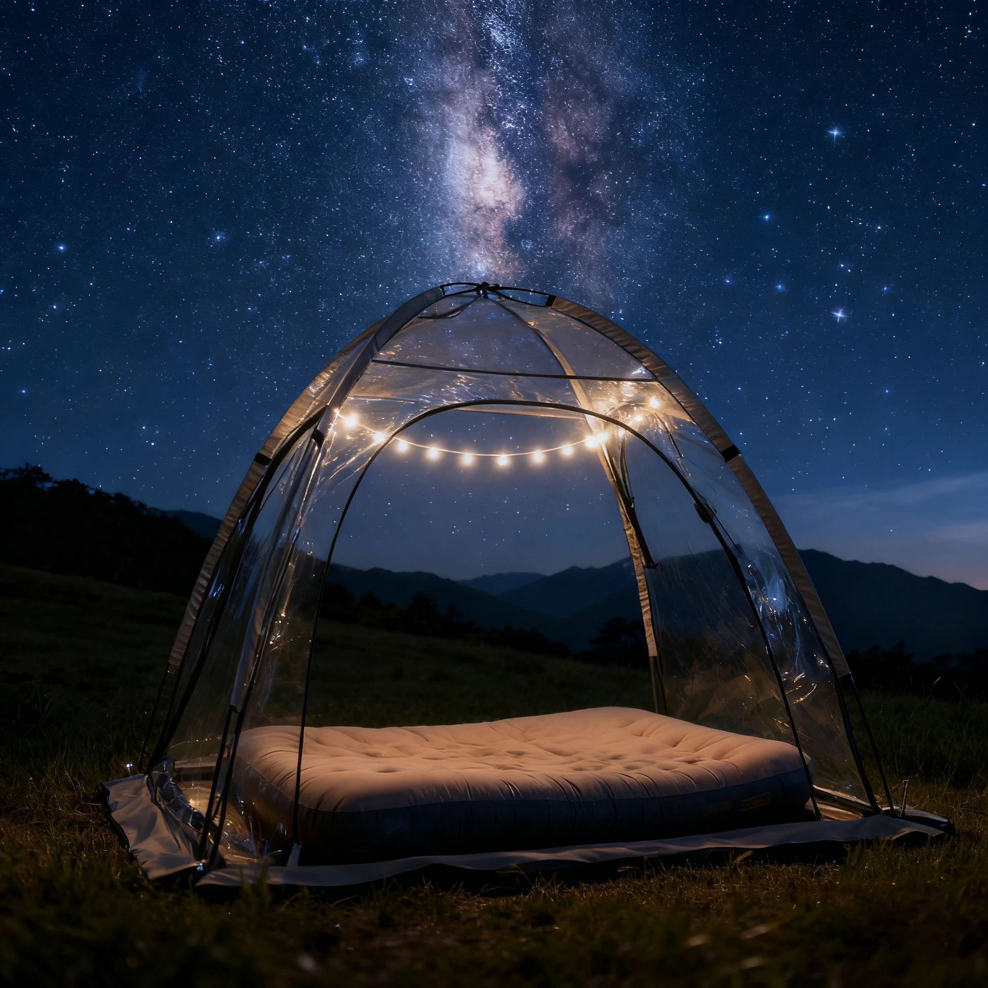

Прозрачный пузырьковый ПВХ со звездной звездой, портативная сферическая палатка для кемпинга, складное непромокае уличное укрытие для палатки для загара