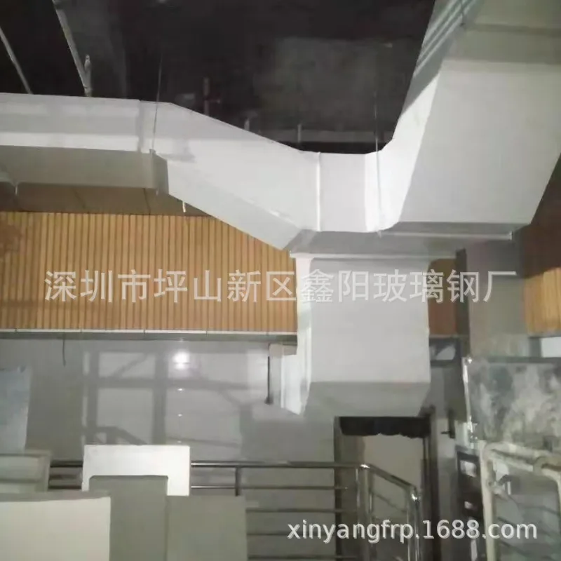 Flame retardant inorganic FRP air duct, inorganic FRP pipe, round FRP inorganic air duct manufacturer