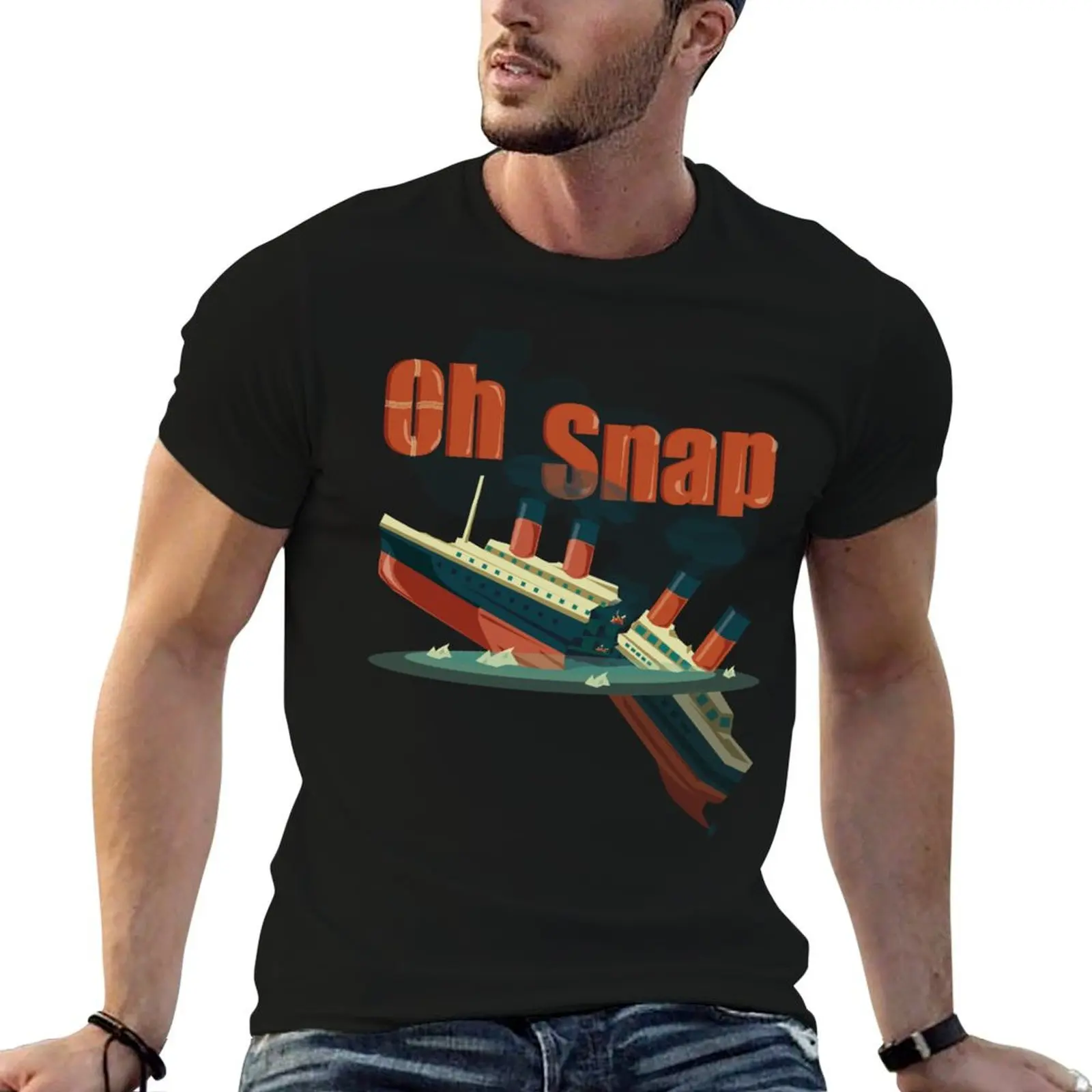 

Oh Snap T-Shirt korean fashion plain vintage t shirts vintage clothes men workout shirt