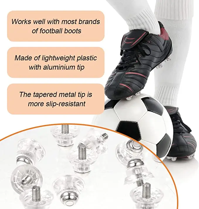 12 Pieces Football Boots Studs Sport Equipment Shoes Stud Replace Component