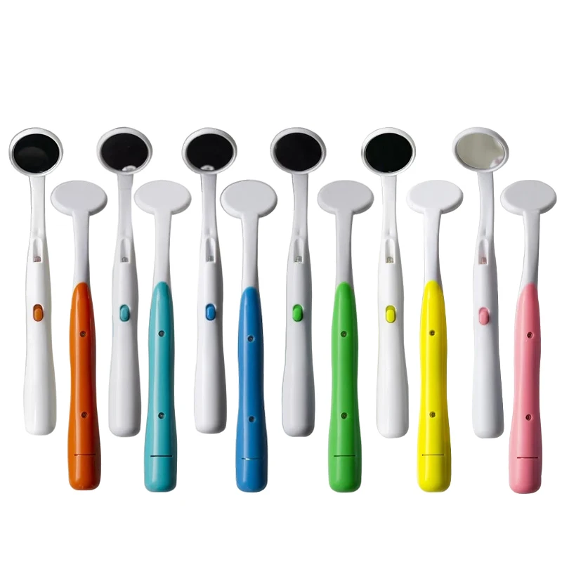 

1Pc Dental Reusable Illuminated Led Light Oral Mirror Oral Speculum Tooth Anti-Fog Dental Mirror