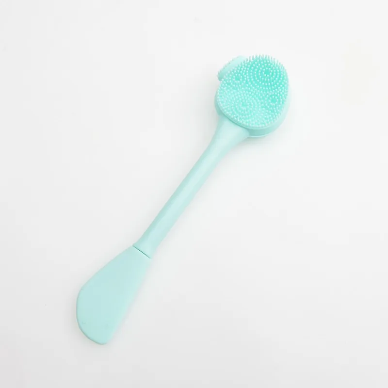 1PC Spazzola per pulizia multiuso Maschera per il viso Spatola Punti neri Rimozione dell'acne Pulizia del trucco Silicone Viso Varietà Testine di spazzola