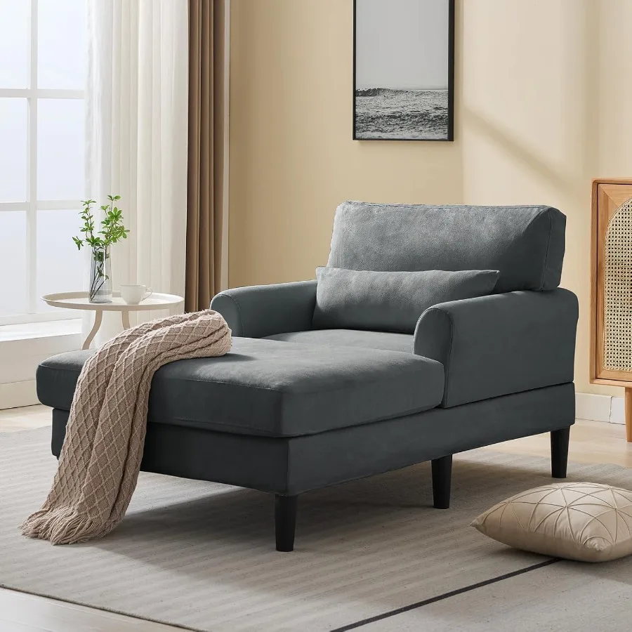 61 Velvet Chaise Lo… - image