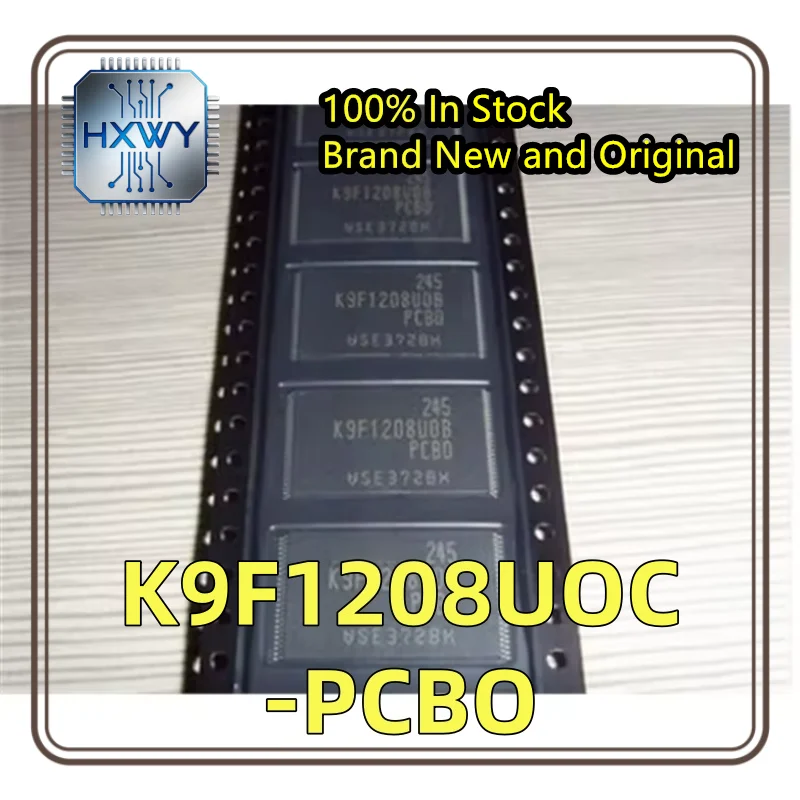 (5/20 Pieces) K9F1208UOC-PCBO K9F1208U0C TSOP48 NAND FLASH Memory Factory Wholesale Cheap Electronic Component Fast Shipping