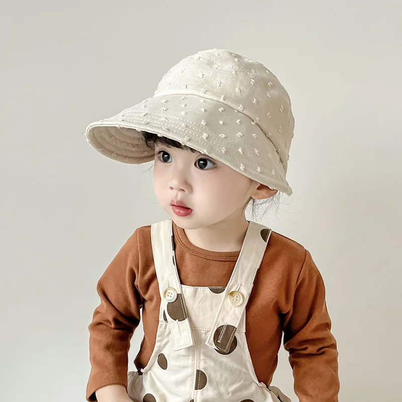 Spring Summer Baby Hat Big Brim Kids Baseball Cap for Girls Boy Adjustable Children Hats Beach Travel Sun Protection Accessories