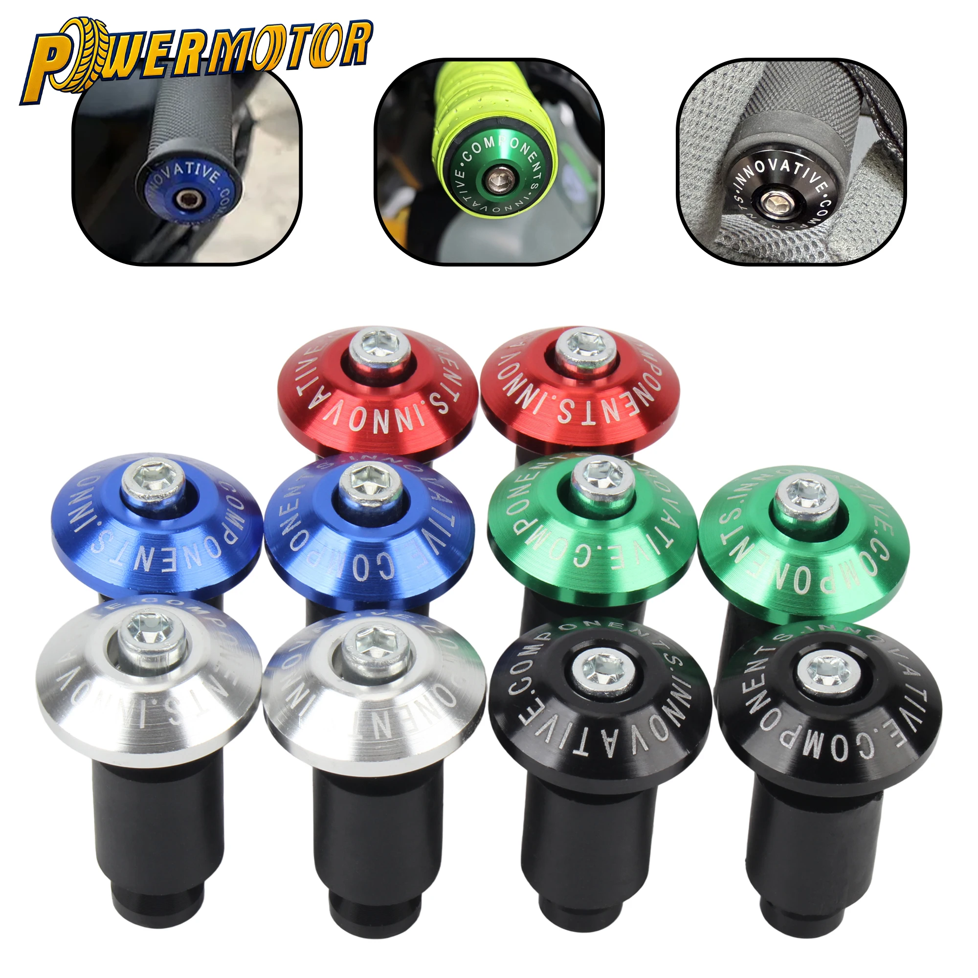 

22mm Motorcycle Bar End Plugs Cap Anti Vibration Silder Plug CNC Aluminum Parts For KTM HUSQVARNA Honda Yamaha Kawasaki Suzuki