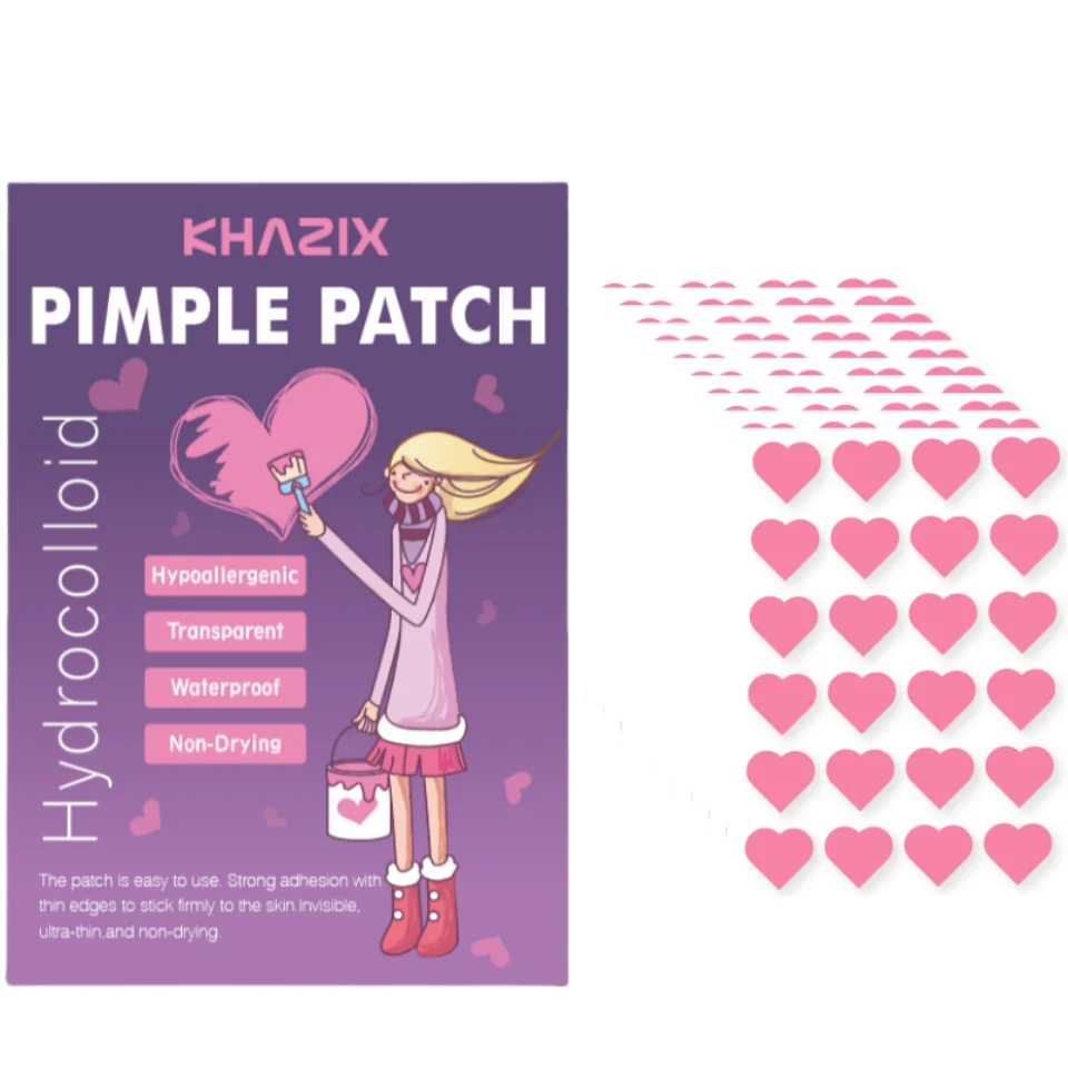 240 قطعة من رقع حب الشباب على شكل قلب، سائل يغطي البقع، سريع وفعال، لطيف، مقاوم للماء، عديم الرائحة