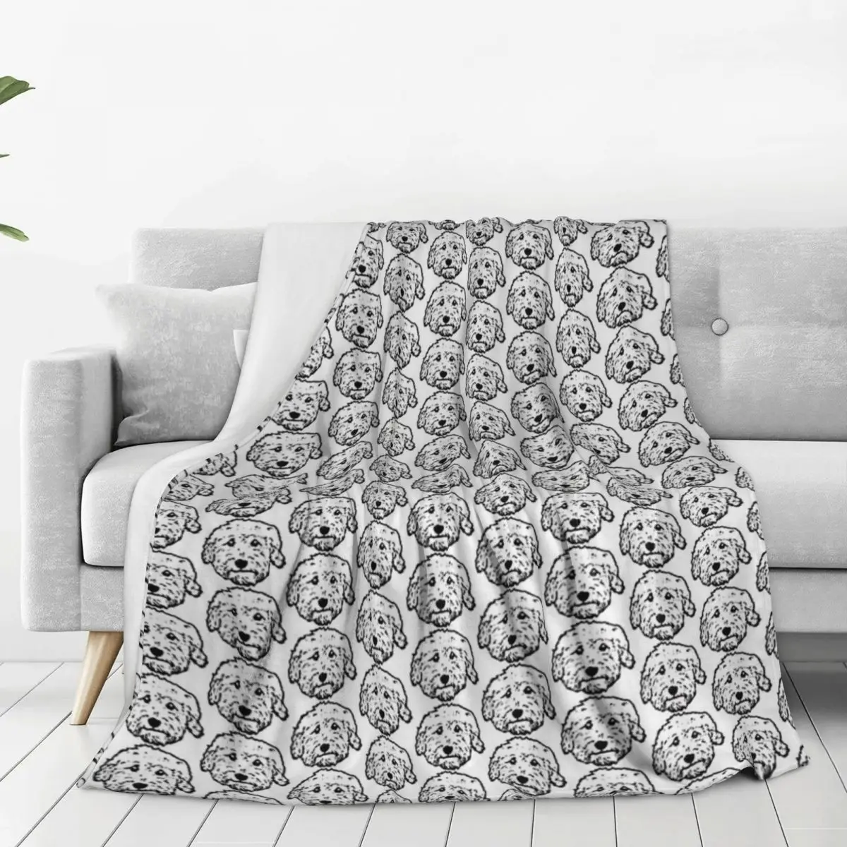 Goldendoodles! Labradoodles - Any Adorable Doodle Dog Blanket Fleece Throw Blankets Sofa For Couch Office Throws Bedspread Quilt