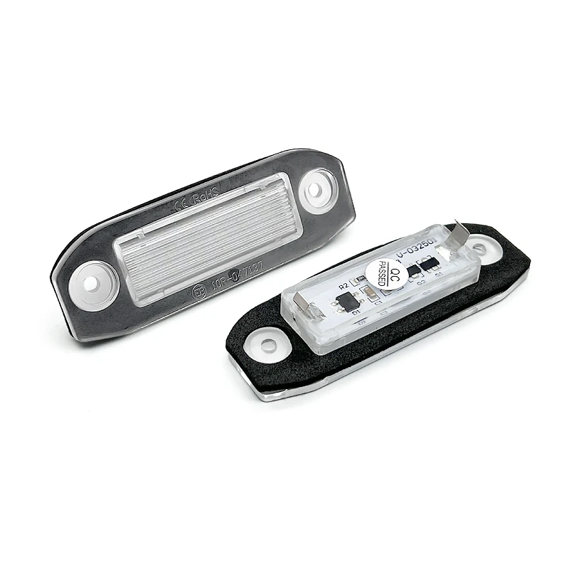 2Pcs LED License Plate Light For Volvo C30 C70 S80 V70 VC70 S40 V50 S60 V60 XC60 XC90 Replace OEM 30634190