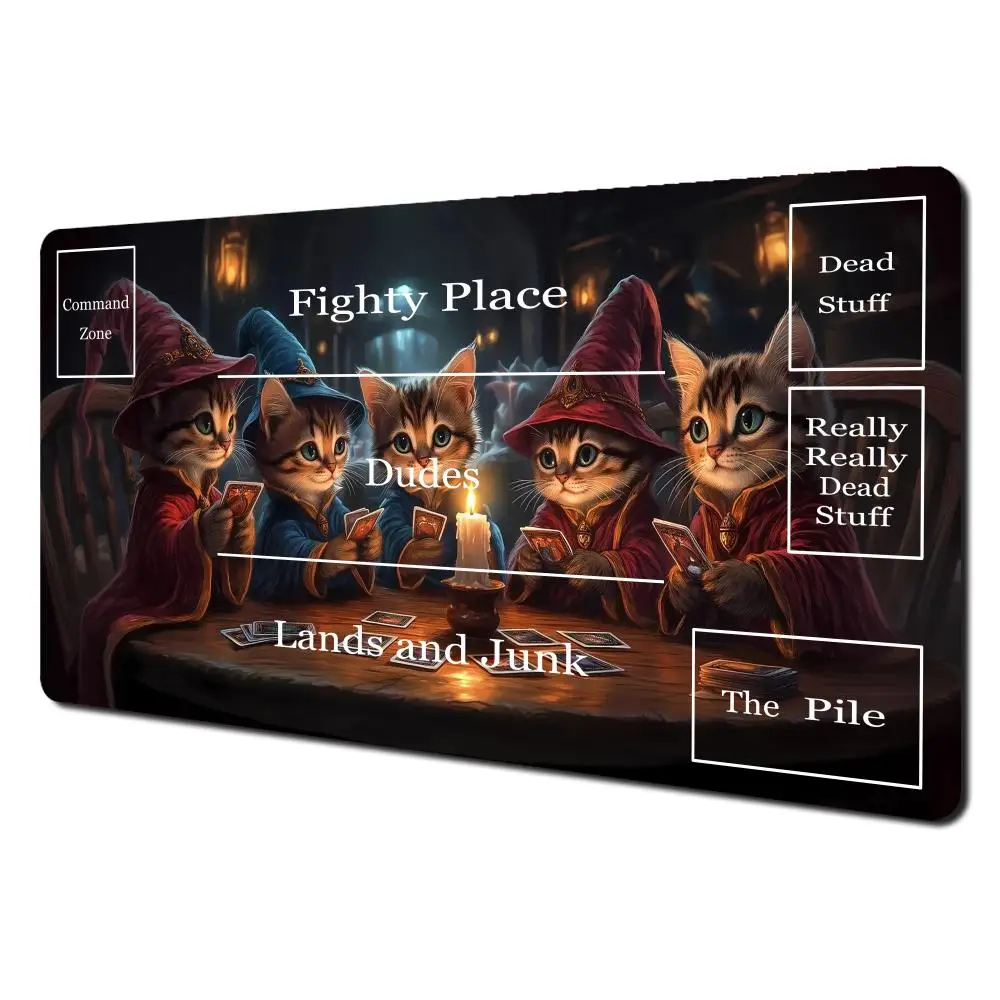 

gamming playmat mouse pad TCG CCG game play mat Duel pads Beginner Card Battles Commander Game Long Deskpad Card Battles 35*60cm