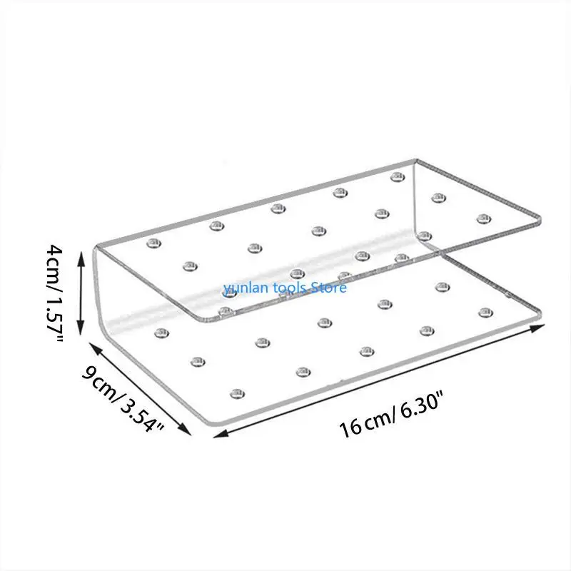 50 Clear Acrylic Lollipop Support 15 Trou Durable Candy Support Contisers For