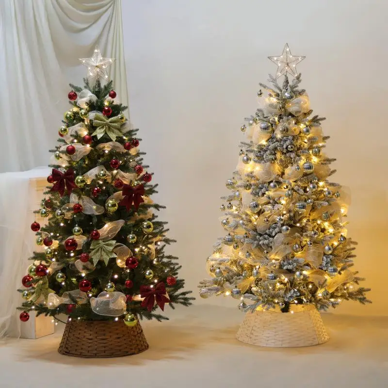 Pure PE Leaf White Snow Premium Christmas Tree