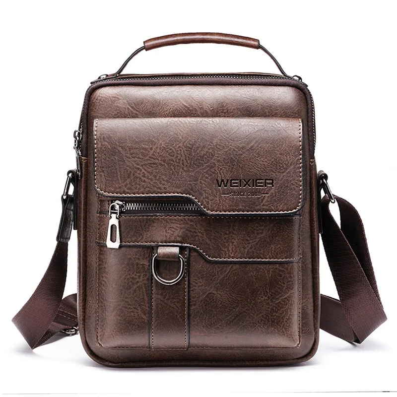 

Men's shoulder bag retro business backpack crossbody bag men's high-end men's bag casual shoulder bag