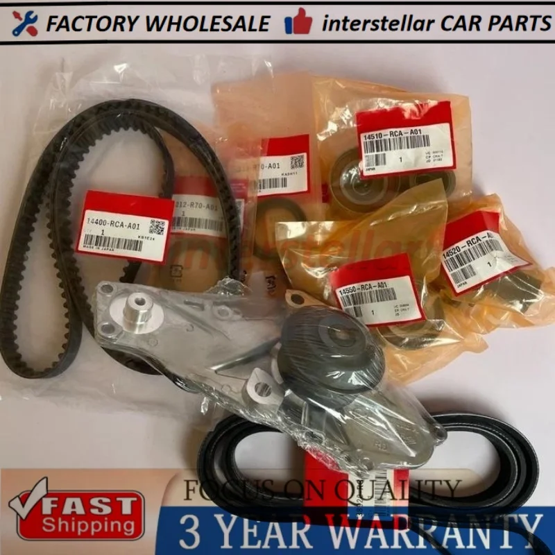 Car Engine Timing Belt Kit Idler Water Pump Crankshaft Cam Seal For ACURA MDX HONDA ODYSSEY PILOT RIDGELINE 3.5L 19200-RDV-J01