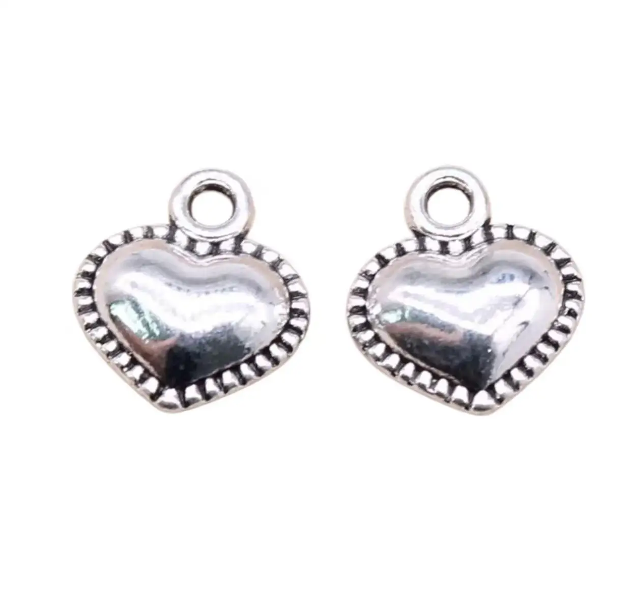 

15pcs 13*11mm Zinc alloy metal tibetan silver plated pendant TY0013 for making accessories