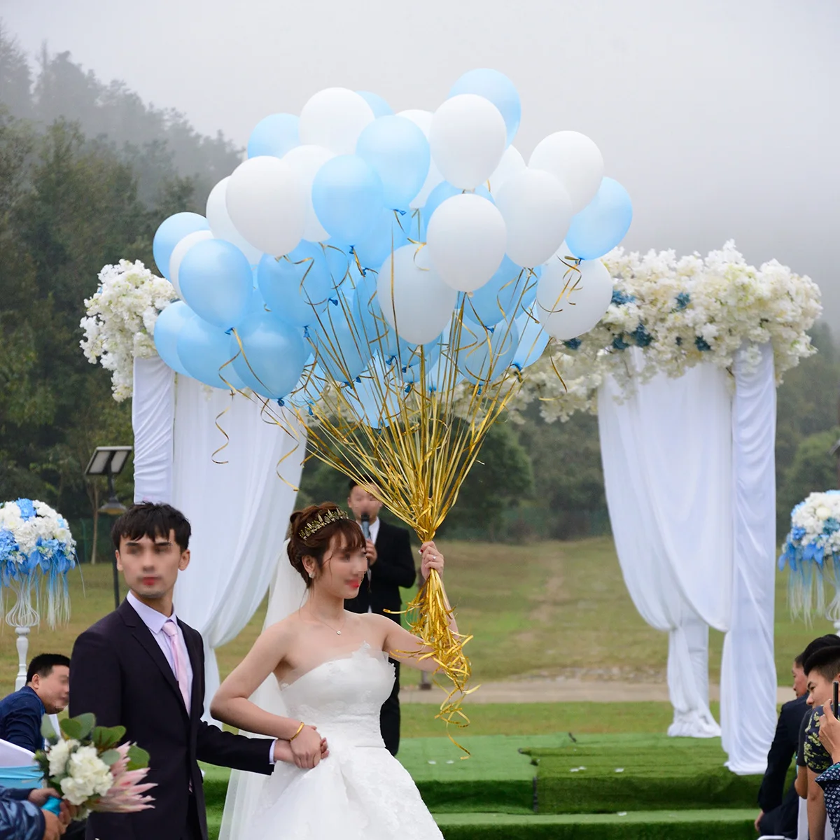 

100Pcs Metallic Balloons Thickened Bright Color Latex Large 12 Inch Balloons for Party Celebration Decoration Metallic Balloon