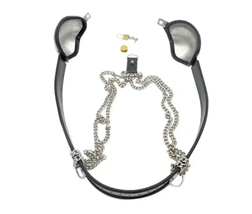 Stainless Steel Female Chastity Bra Device Breast Restriction Bandage Sex Toy Underwear for Adult Entertainment view 5