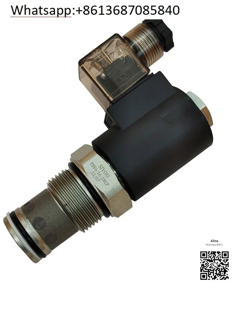 Cartridge hydraulic electric check valve Threaded solenoid valve 2-position 2-way two-way normally closed and normally open