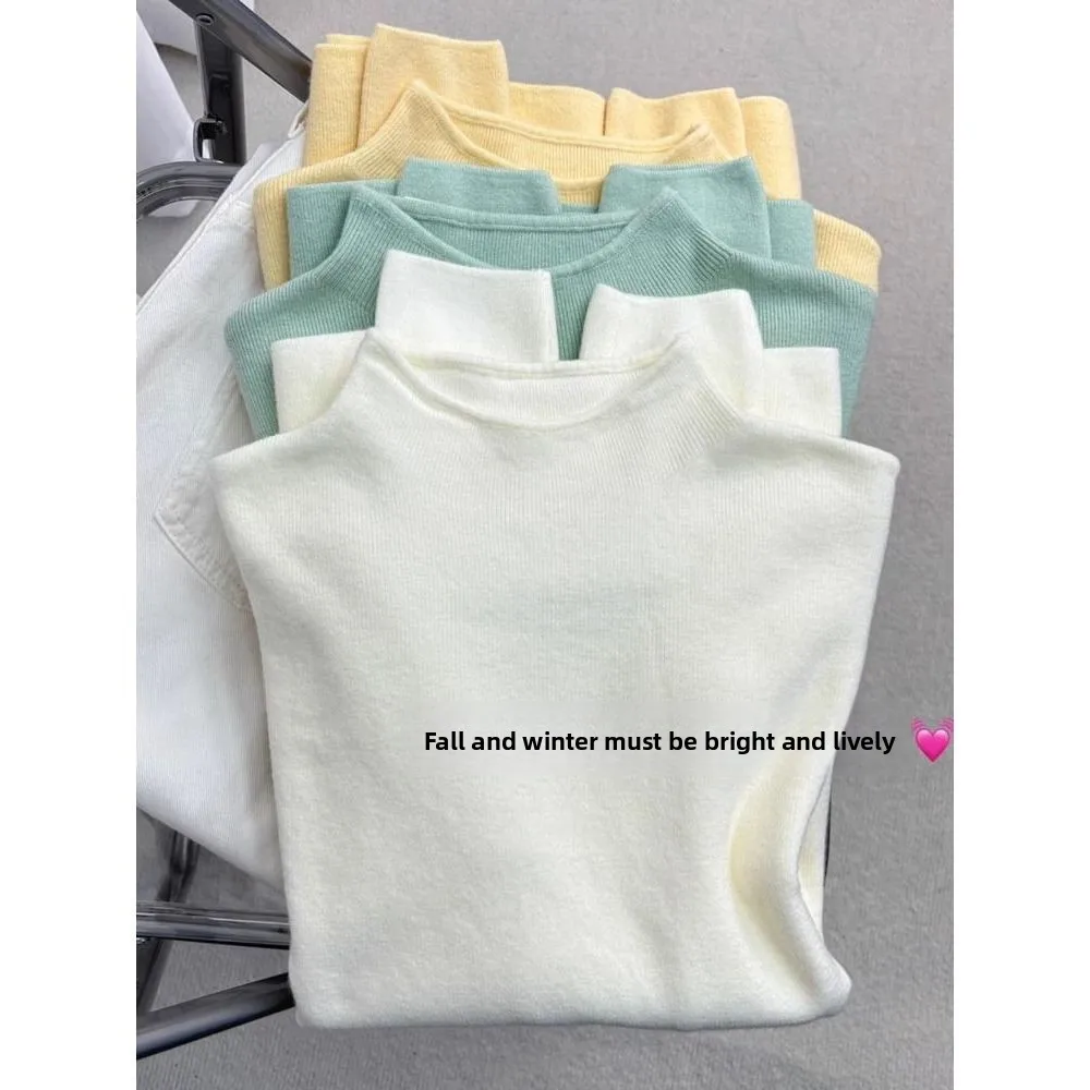 

Sli уникальная женская трикотажная основа irt f с высоким воротником, внутренняя одежда, осенне-зимний модный топ из полиэфирного волокна