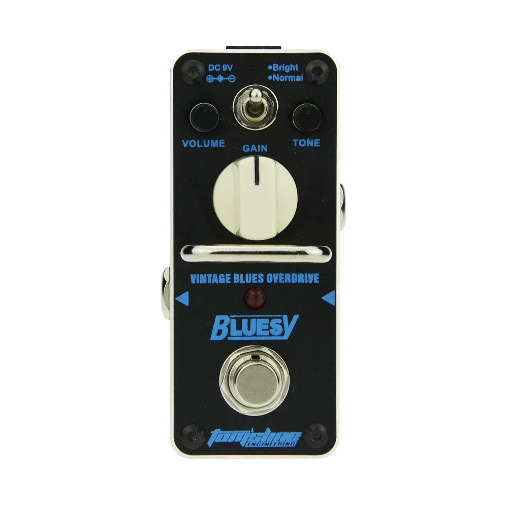 AROMA Bluesy Electric Guitar Pedal Effect Tom'sline Vintage Blues Overdrive Effect True Bypass Pedal ABY-3 Guitar Accessories