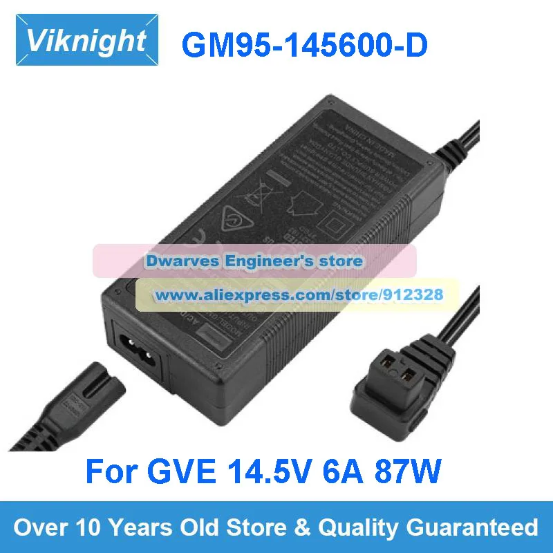 

Genuine 14.5V 6A 87W AC Adapter GVE GM95-145600-D Charger GM95145600D For Car Refrigerator Power Supply