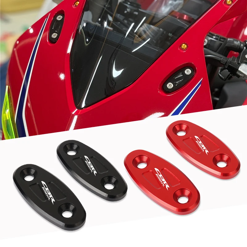 Image of Für CBR650R CBR650F CBR500R CBR250R CBR600RR CBR1000RR Motorrad-Zubehör Rückspiegel Sitzdekorative Abdeckung Spiegelbasis